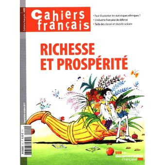 CAHIERS FRANCAIS N400 RICHESSE ET PROSPERIT