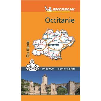 MINI CARTE OCCITANIE  1/450 000