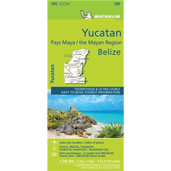 185 YUCATAN ET PAYS MAYA 1/700 000