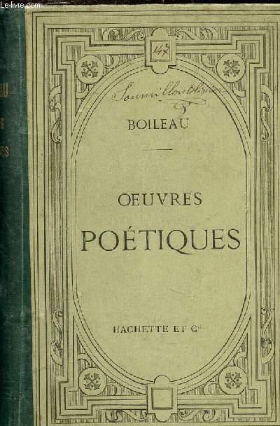 Oeuvres poétiques