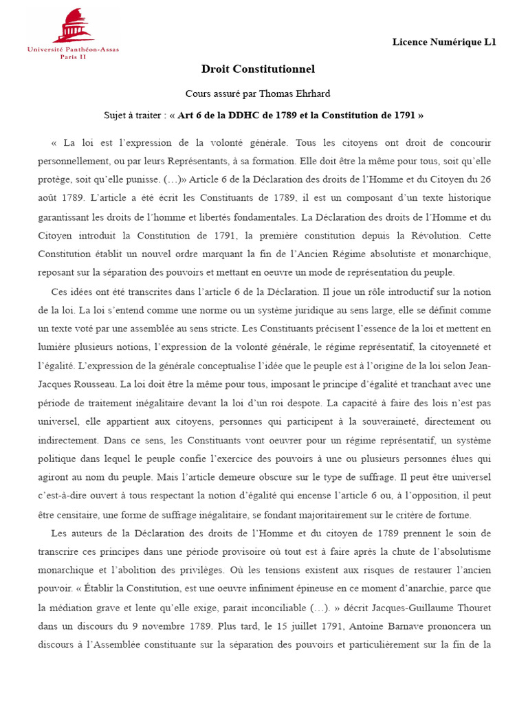 NOS ARMES DE CITOYENS CONSTITUTION ET DDHC