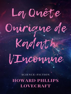 LA QUETE ONIRIQUE DE KADATH L-INCONNUE