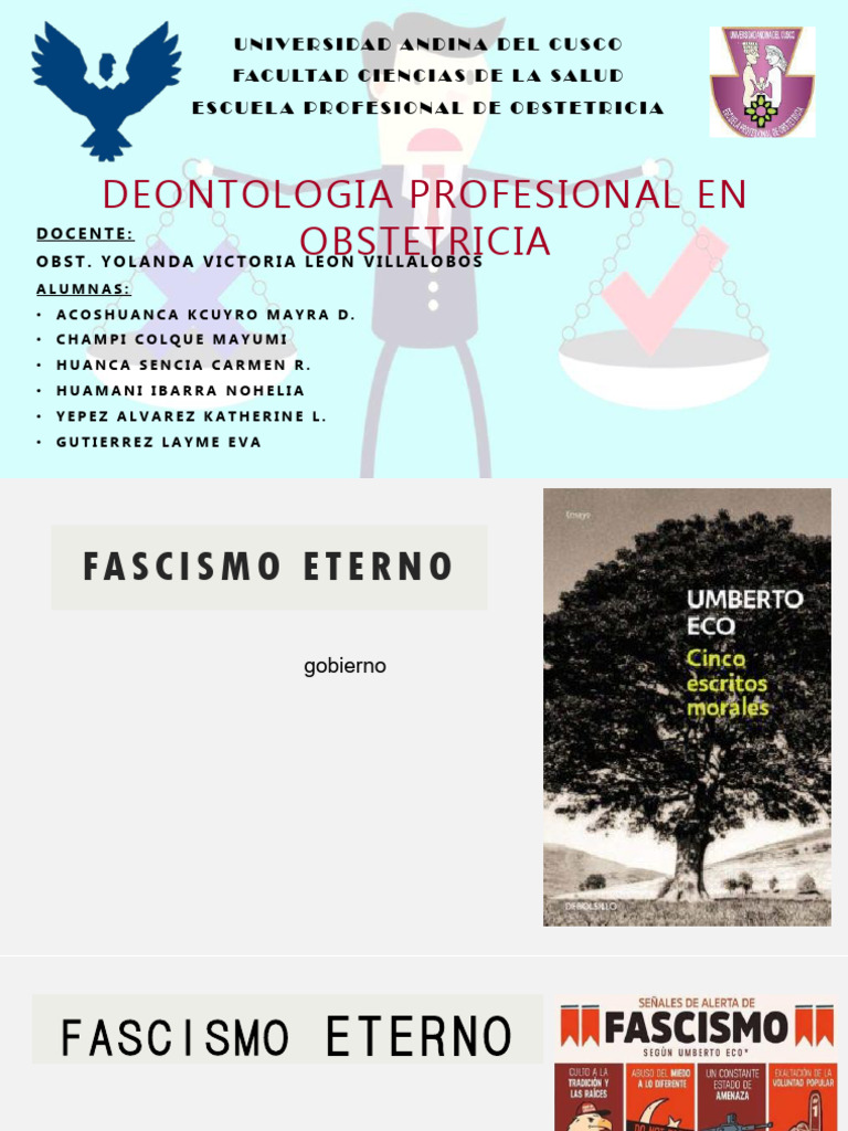 IL FASCISMO ETERNO