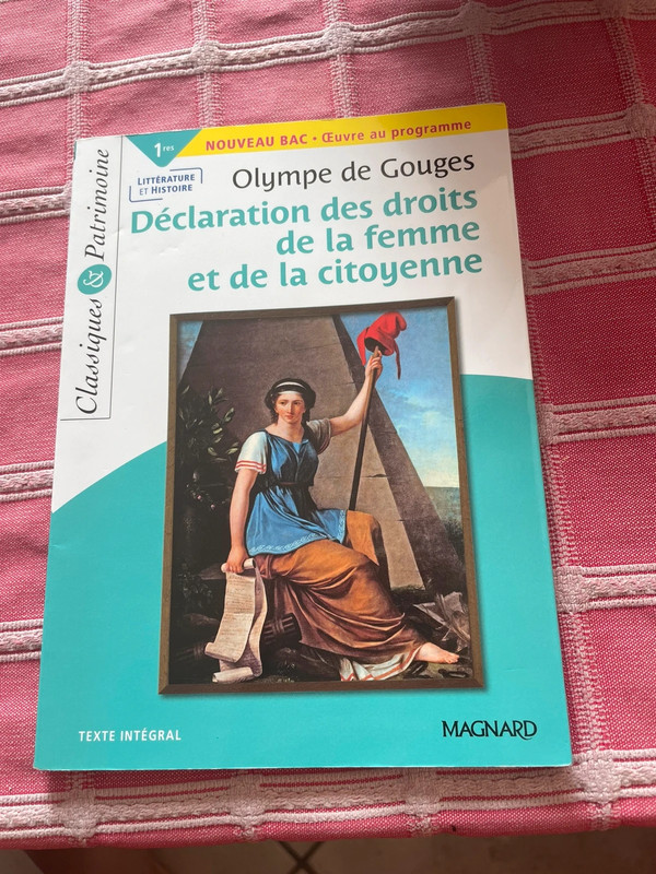 OLYMPE DE GOUGES. DES DROITS DE LA FEMME A LA GUILLOTINE